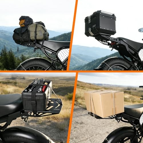 Heavy-Duty Rear Bike Rack for E-Bike - Compatible with Ridstar Q20 YVY