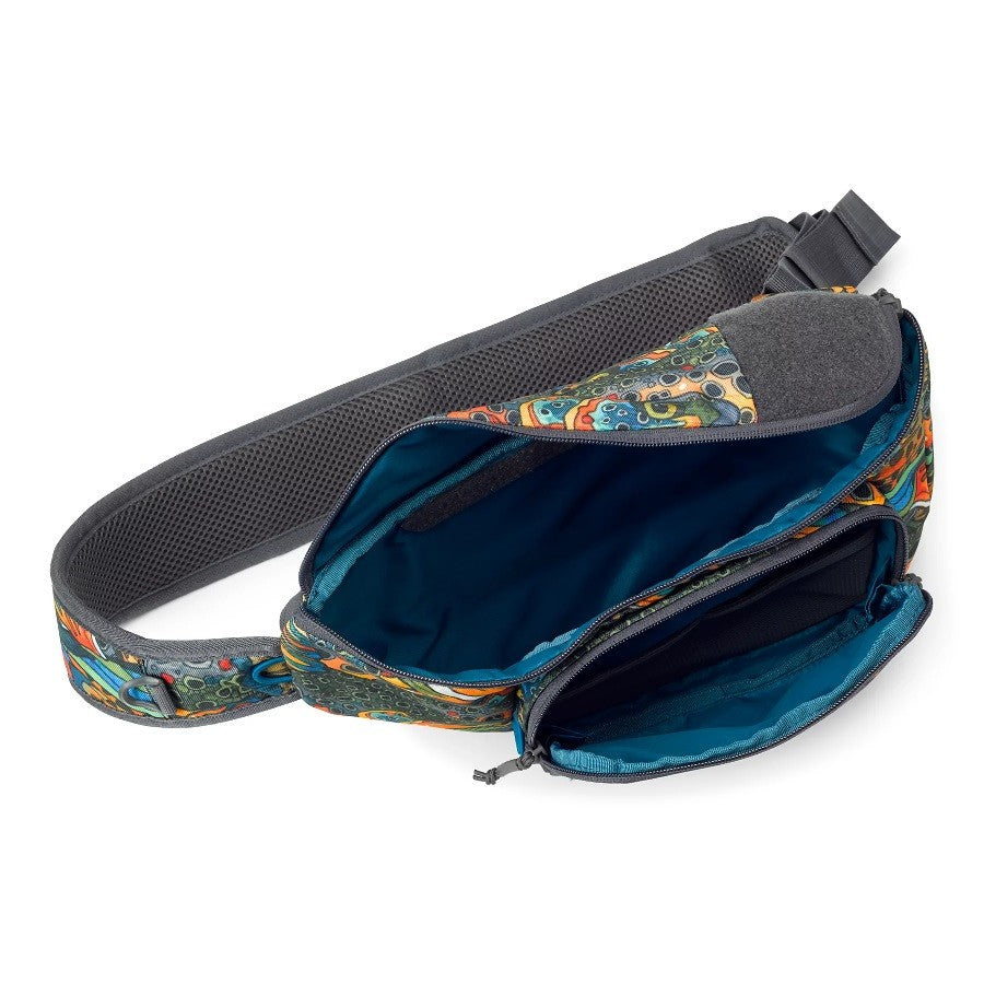 Mini Sling Fly Fishing Pack - Recycled Fabric, Compact Tackle Bag