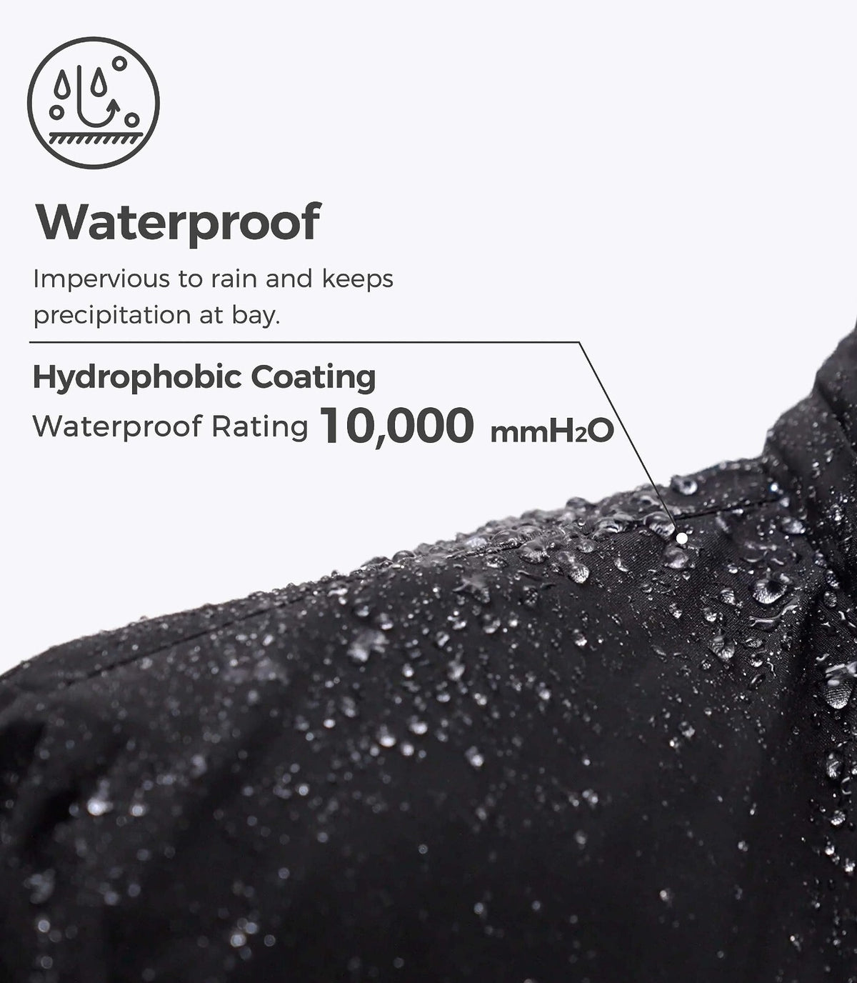 Men's Waterproof Winter Jacket - Warm Ski & Snowboarding Coat with Hood