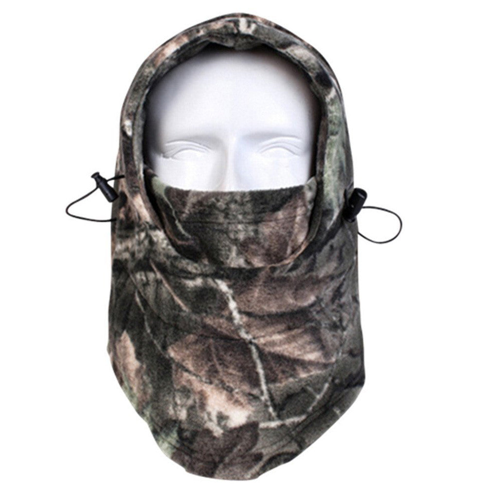 Cold Weather Balaclava Face Mask - Windproof Fleece Hood for Hunting Skiing