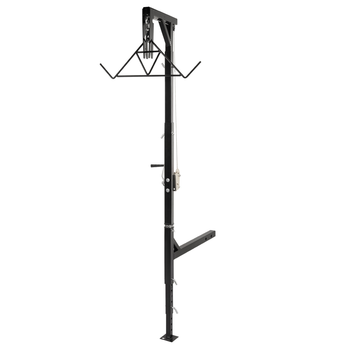 Hitch Mount Deer Hoist with Winch 400lb Capacity Swivel Gambrel Lift