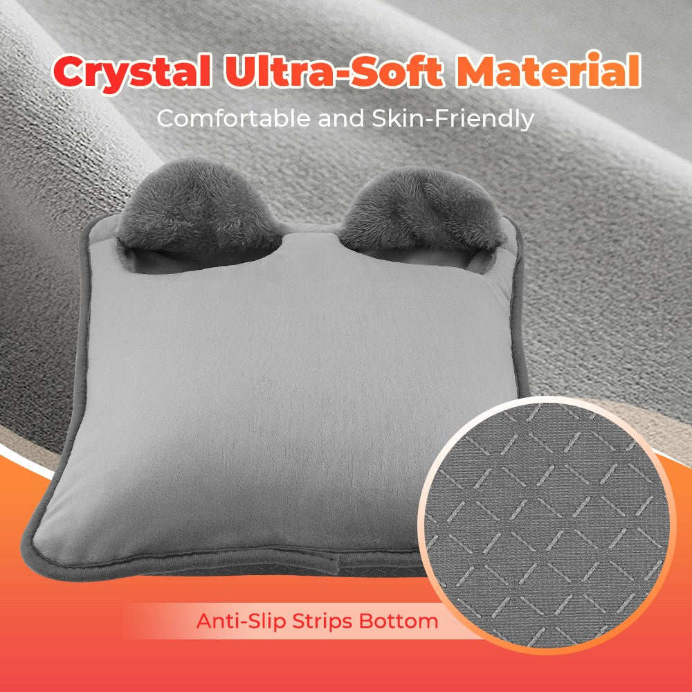 Electric Foot Warmer with 4 Heat Levels Portable Hand & Seat Heater