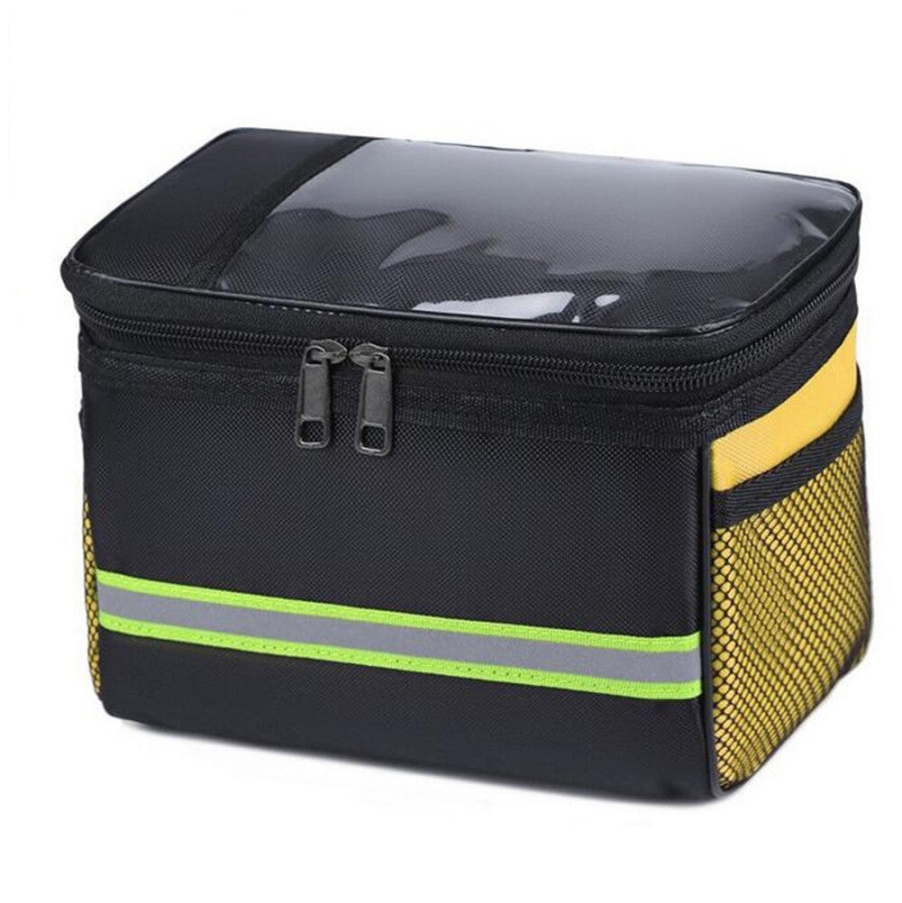 Waterproof Bicycle Handlebar Bag MTB Front Frame Storage Pouch - Unbranded