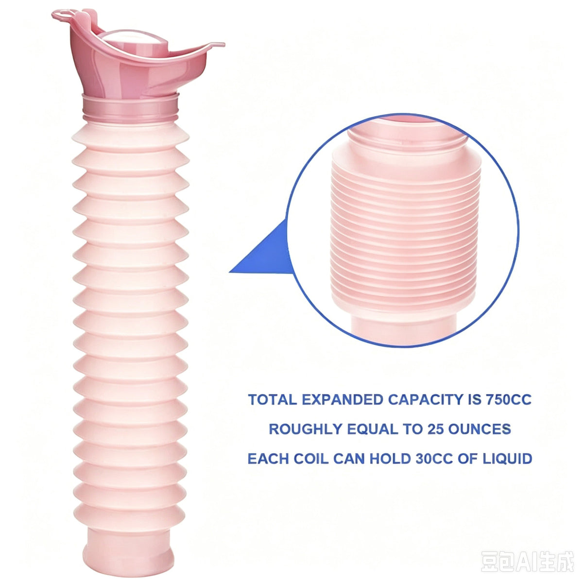 Portable Male Female Travel Urinal Bottle Emergency Kit