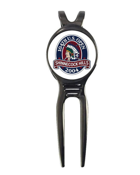 Golf Ball Marker and Divot Repair Tool Set - Waterproof, Black Gunmetal