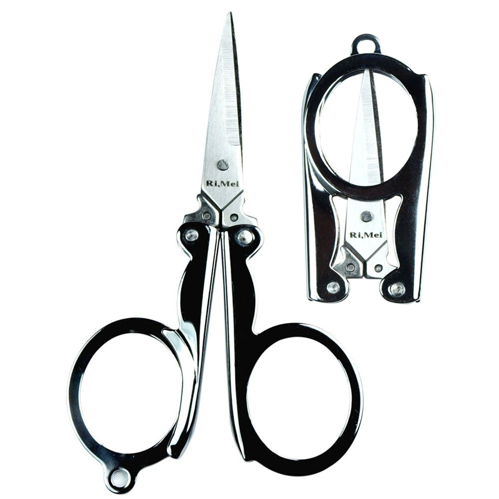 Portable Folding Scissors Set - Small Travel Craft and Emergency Cutting Tool