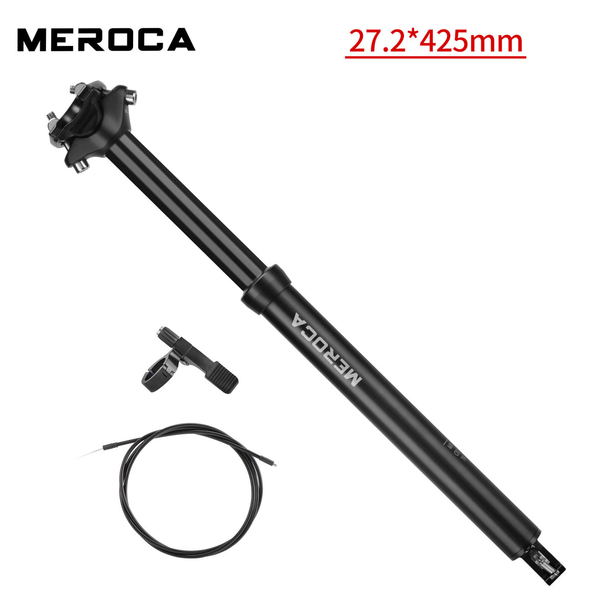 Mountain Bike Dropper Seat Post 27.2/30.9/31.6mm Travel 125mm Hydraulic Lock