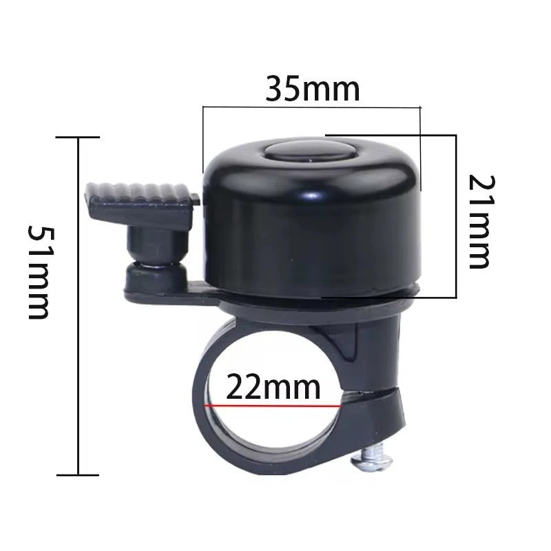 Aluminum Bicycle Bell with Handlebar Mount for All Bikes and Kids