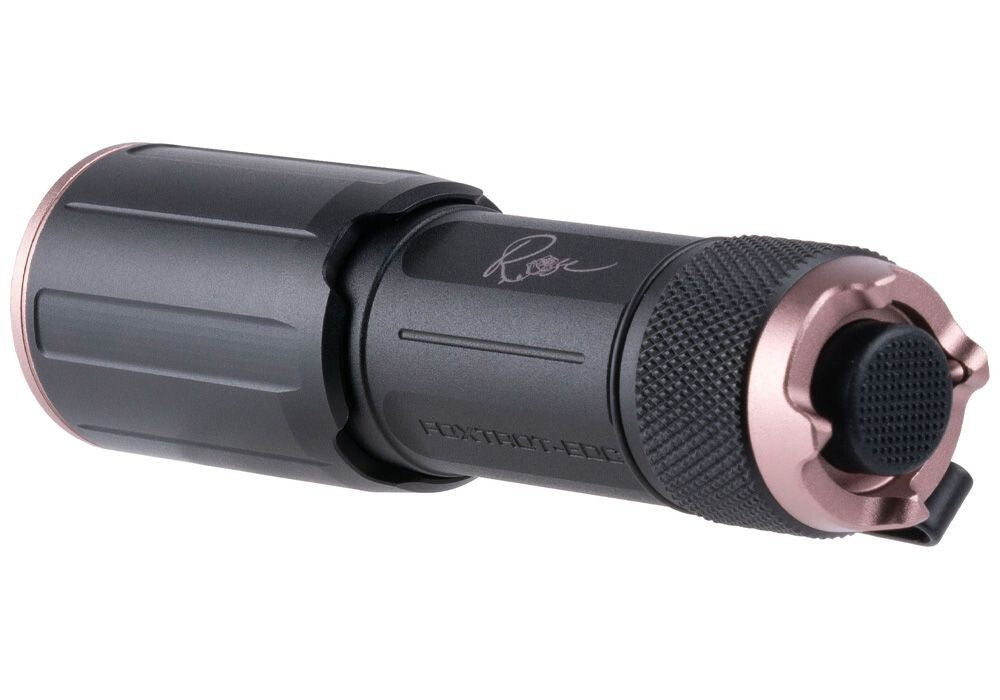 Rechargeable LED Flashlight 1350 Lumens for Personal Safety - Rose Edition