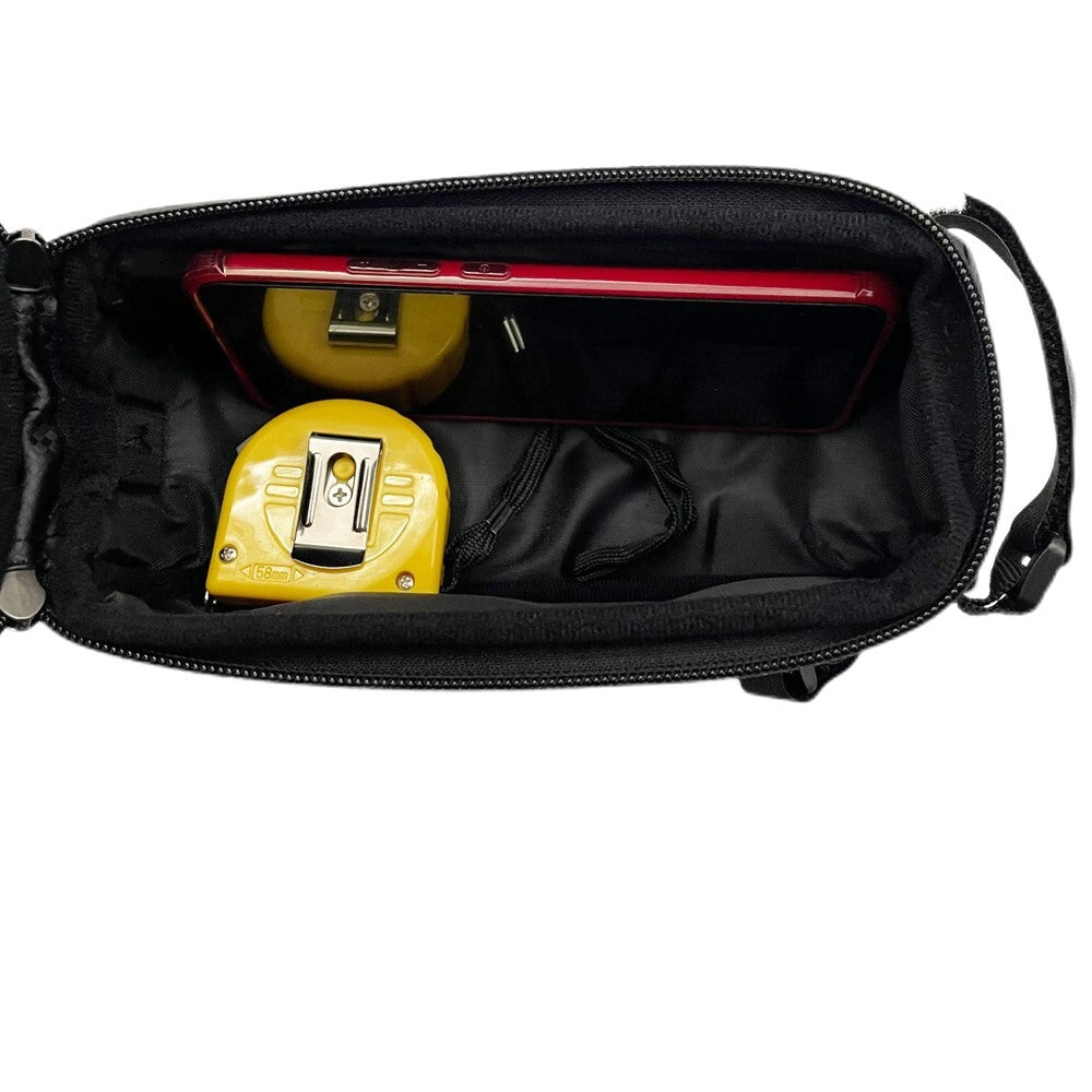 Waterproof Bicycle Phone Bag with Large Capacity and Double Zippers