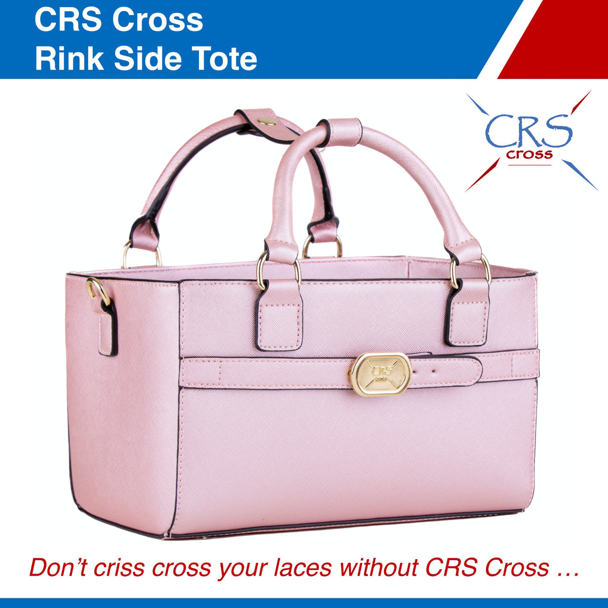 Ice Skating Tote Bag for Accessories, Crossbody Sport Carryall