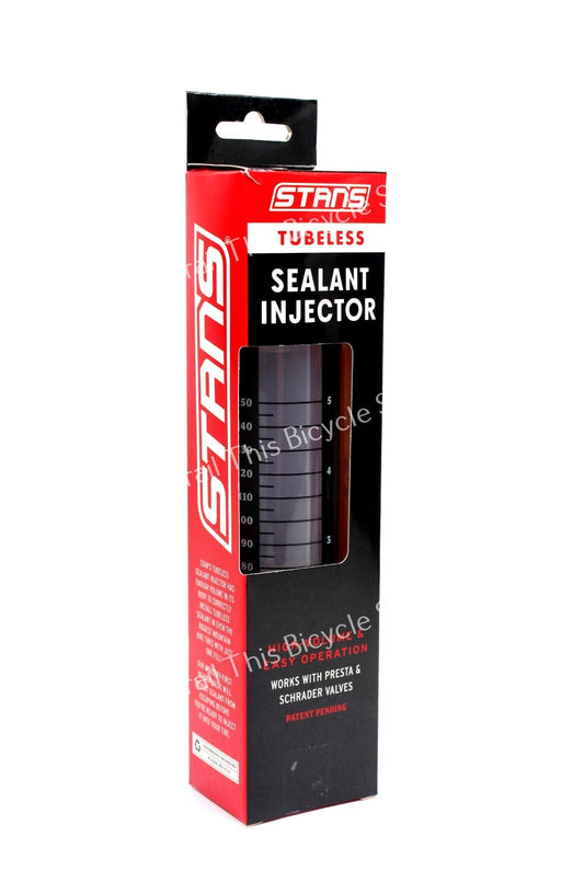 Tubeless Bike Tire Sealant Injector Syringe 5oz - Presta & Schrader Compatible