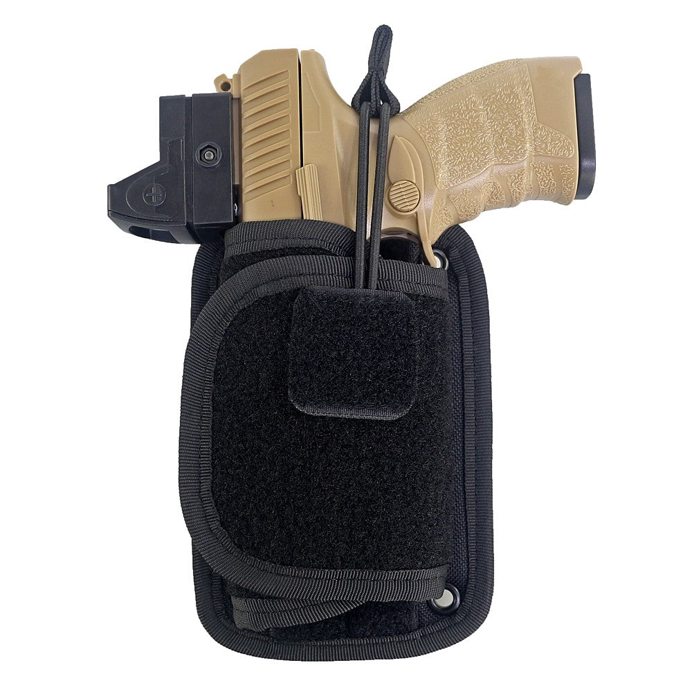 Universal Pistol Holster Handgun Panel Holder with Hook and Loop Fastener