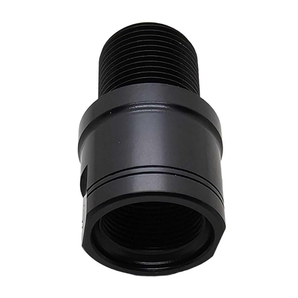 9/16x24 to 5/8x24 Steel Thread Adapter CNC Machined Black Oxide
