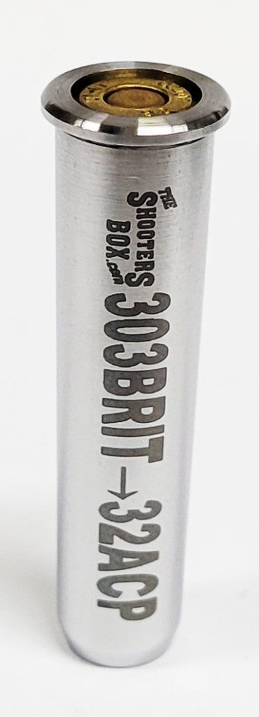 303 British to 32 ACP Rifle Adapter Chamber Reducer with Storage Case