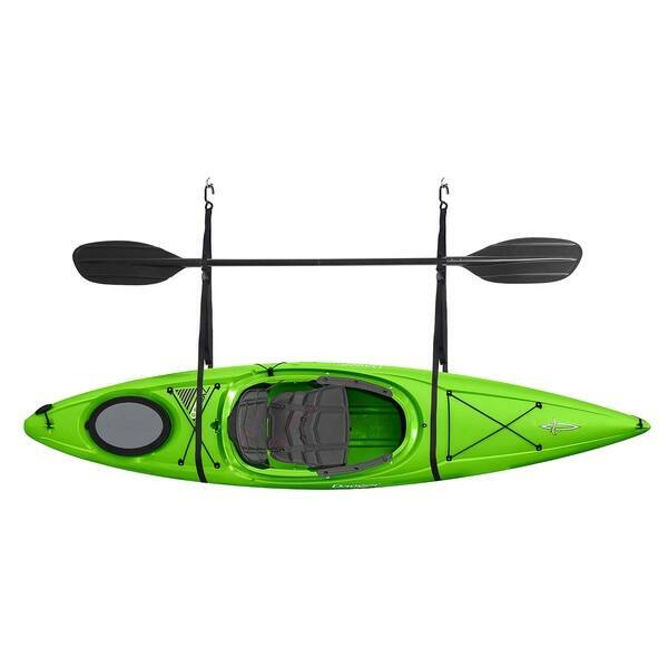 6' Adjustable Kayak Wall Storage Straps with Heavy Duty Hooks