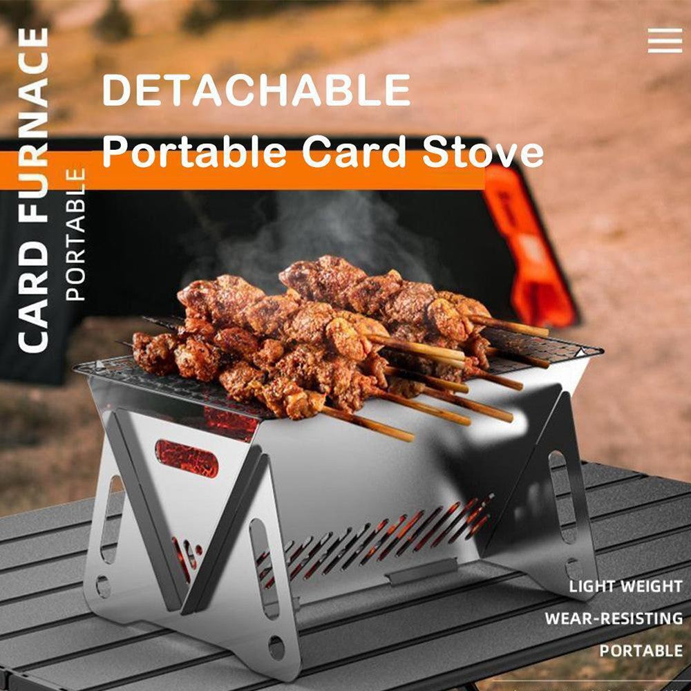 Foldable Camping Stove Lightweight Portable Wood Burning Camping Oven