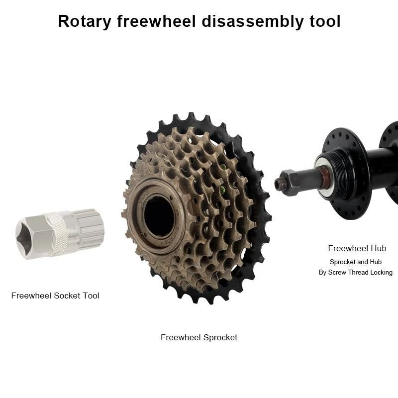 Bicycle Freewheel Removal Tool 12 Spline for Shimano SRAM & SunRace