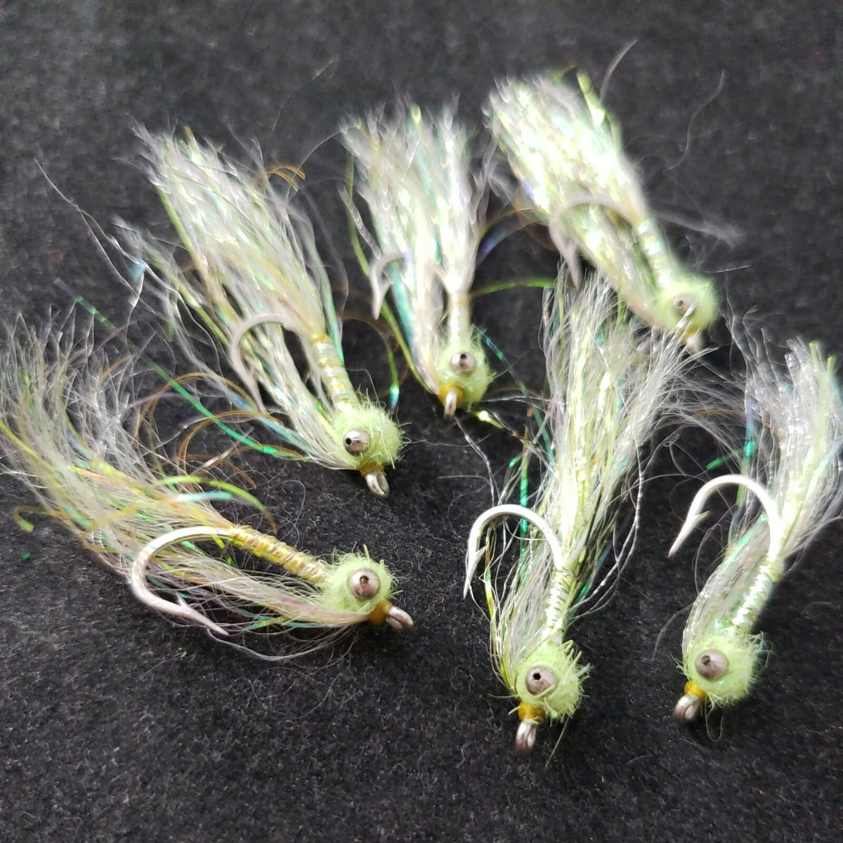 Saltwater Fishing Flies Sand Shrimp #6 - Bonefish Lure Set by Frontier Fly