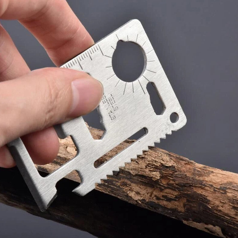 Multifunction Credit Card Tool - 11-in-1 EDC Survival Wallet Gadget