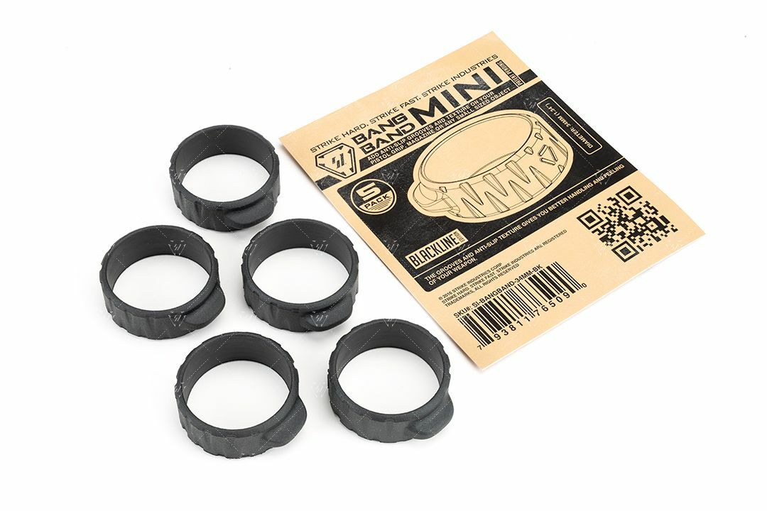 Tactical Rubber Bang Bands 34mm 5-Pack - Multi-Color Options