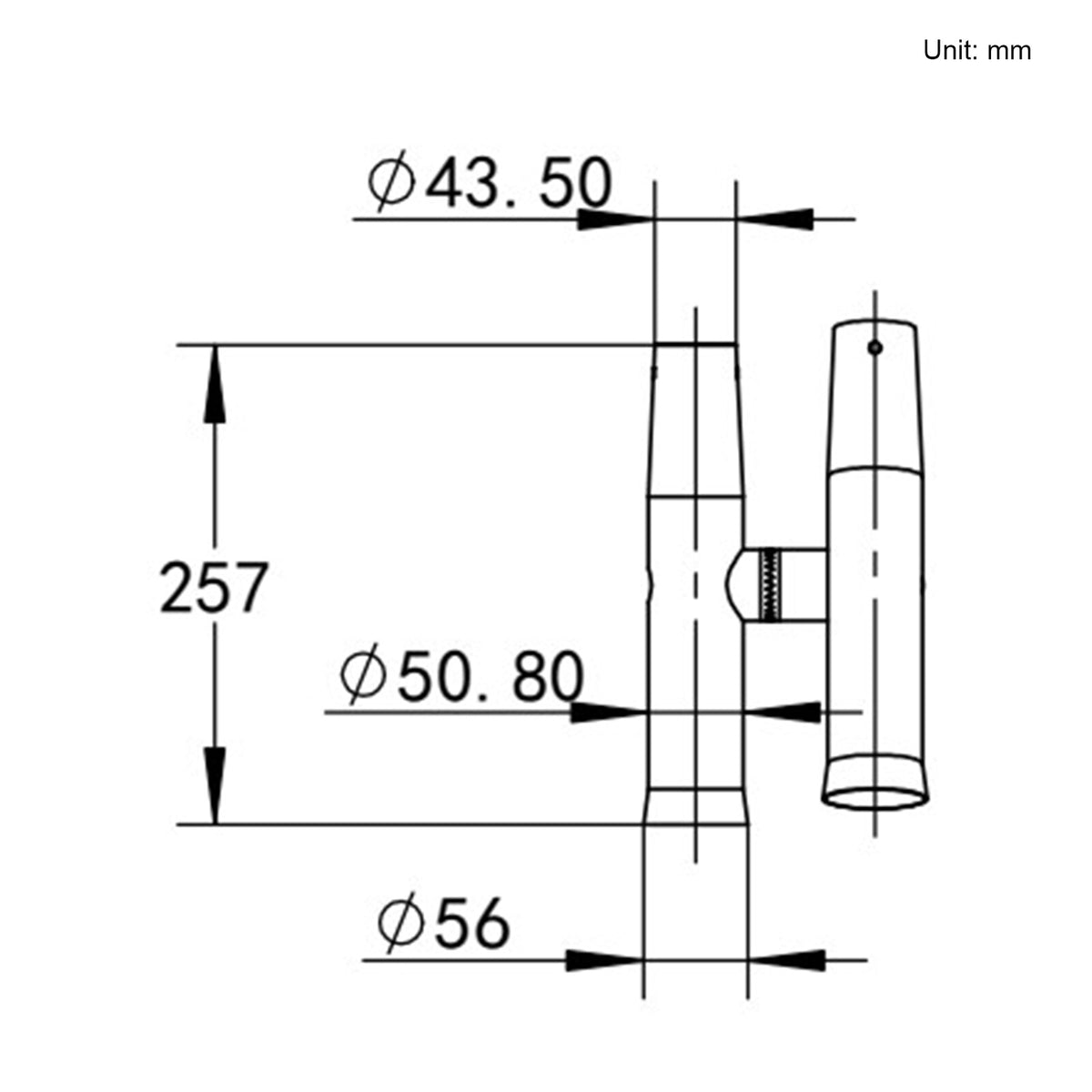 Adjustable Double Angle Stainless Steel Fishing Rod Holder for Boat Outrigger
