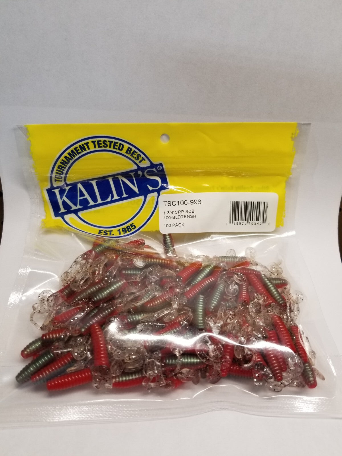 Kalin's Triple Threat Crappie Scrub Bait - Tennessee Shad 100 Pack