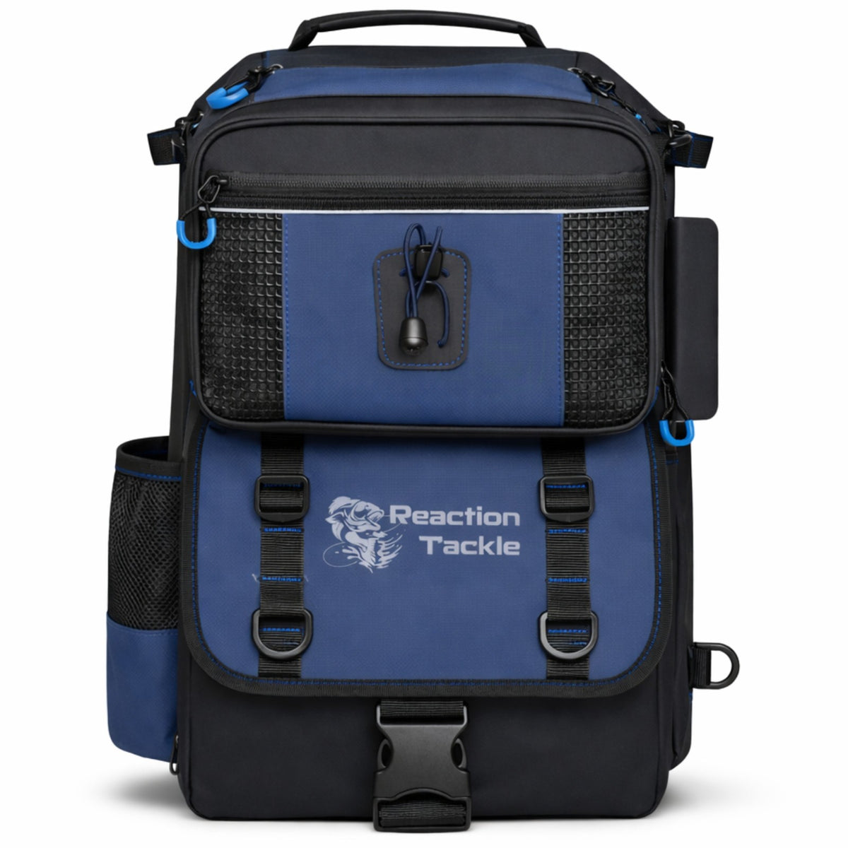 Fishing Tackle Backpack with Detachable Bait Binder - Heavy-Duty Water-Resistant Storage