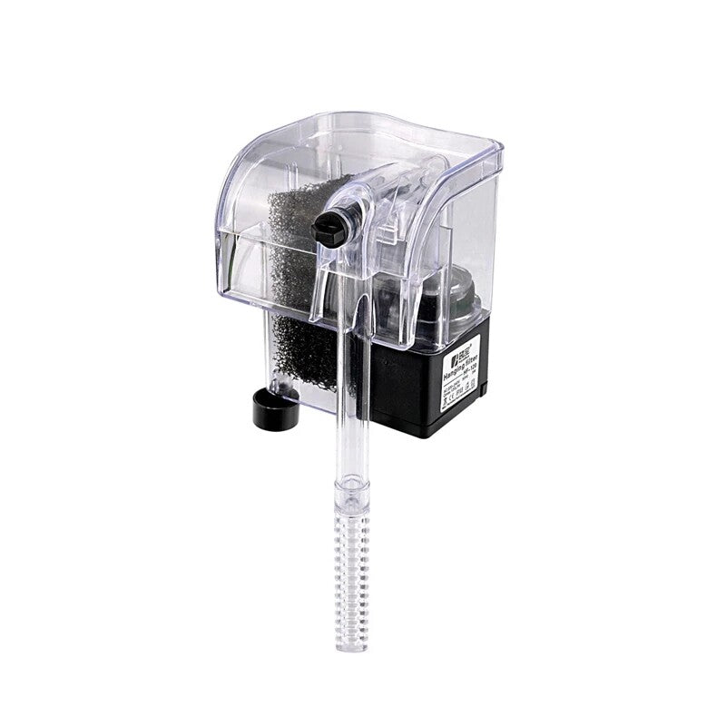 External Water Filter for Aquarium Fish Tank with Oxygenation Cascade Flow