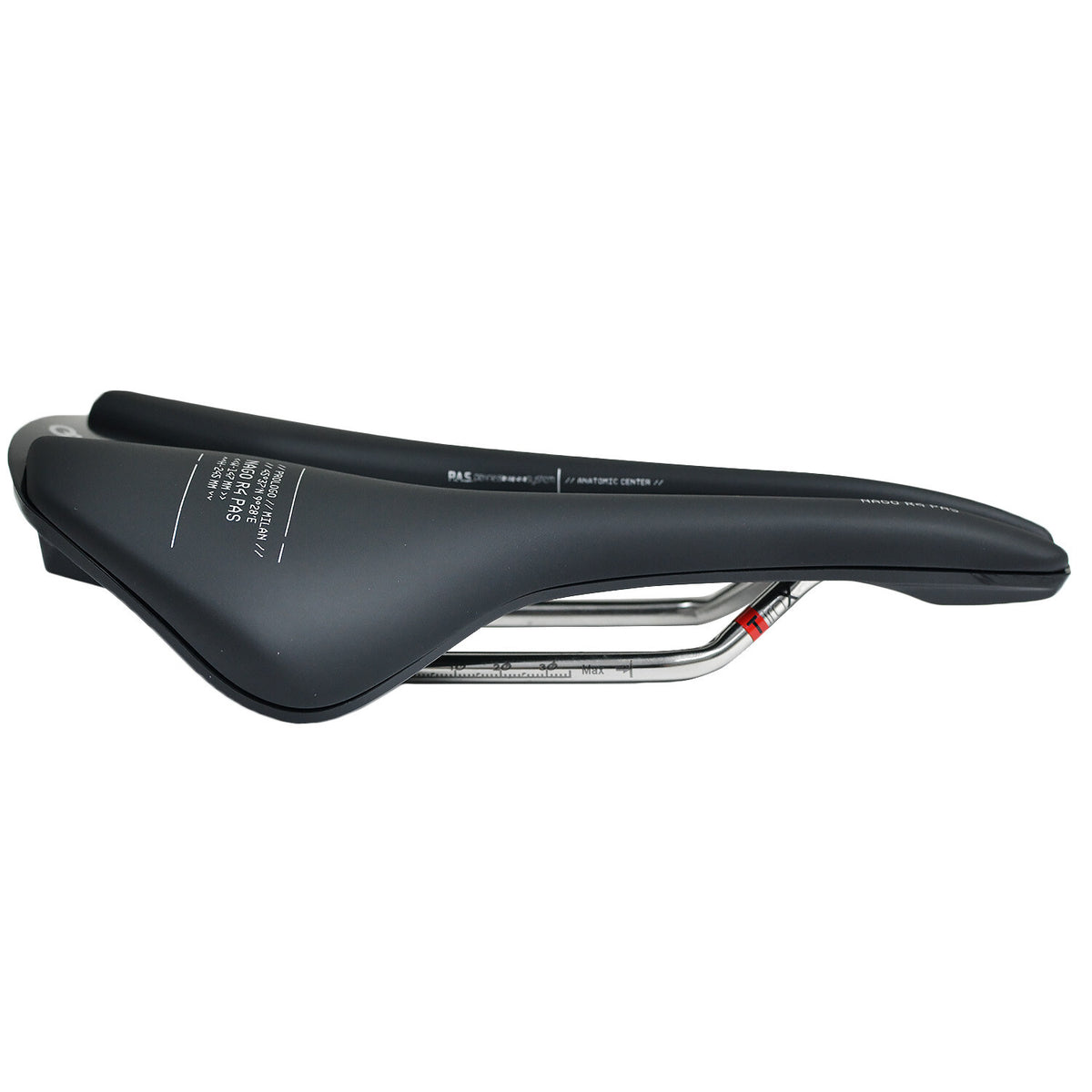 Prologo Nago R4 PAS Road Saddle - TiroX Rail, Black, 245x147mm