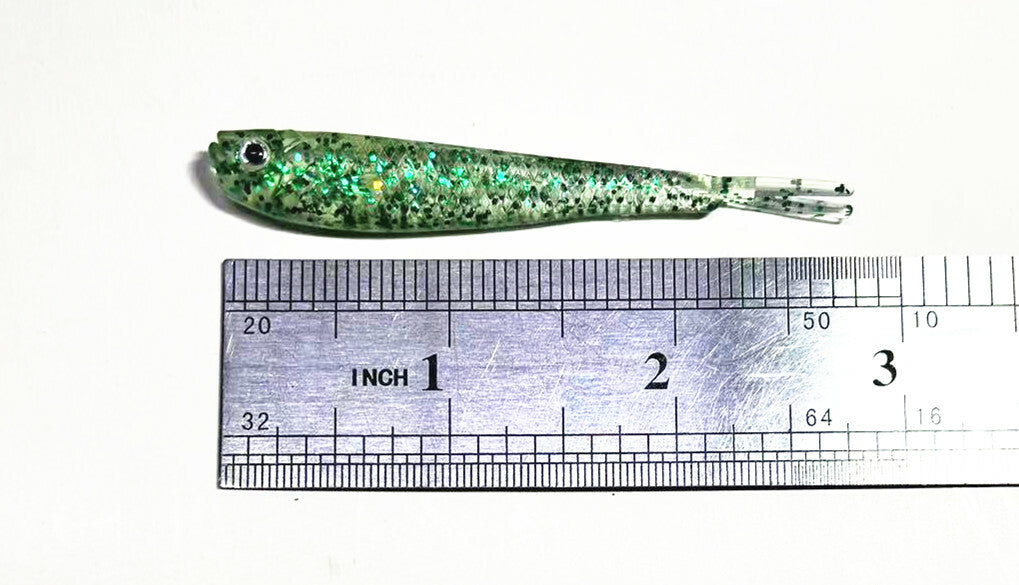 3D Eyes Minnow Soft Baits - Fish Lures for Freshwater & Saltwater Fishing