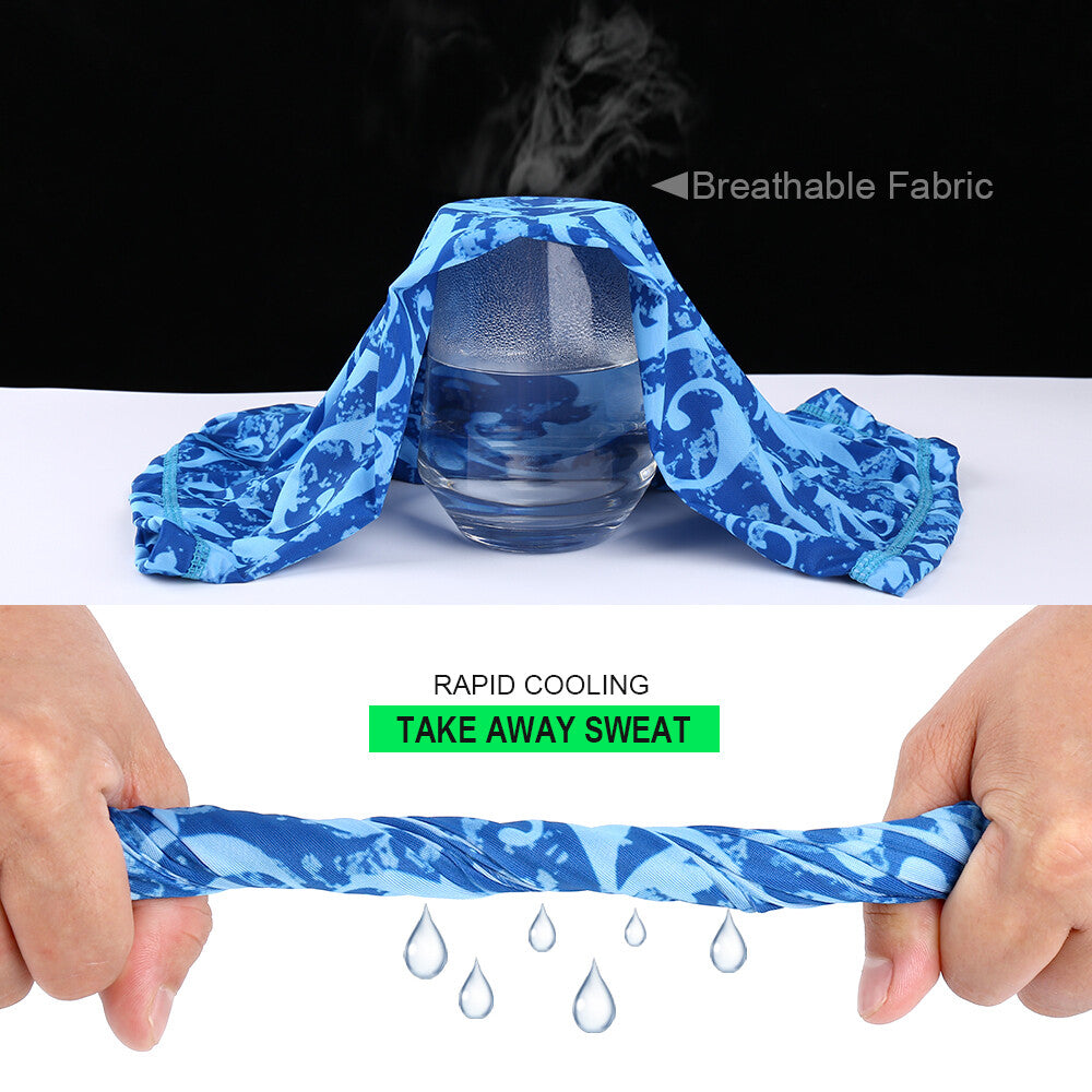 Multifunctional Cooling Balaclava Face Mask Neck Gaiter for Outdoor Activities