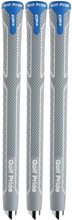 Golf Pride CPX Golf Club Grips Midsize Jumbo & Undersize Blue Gray