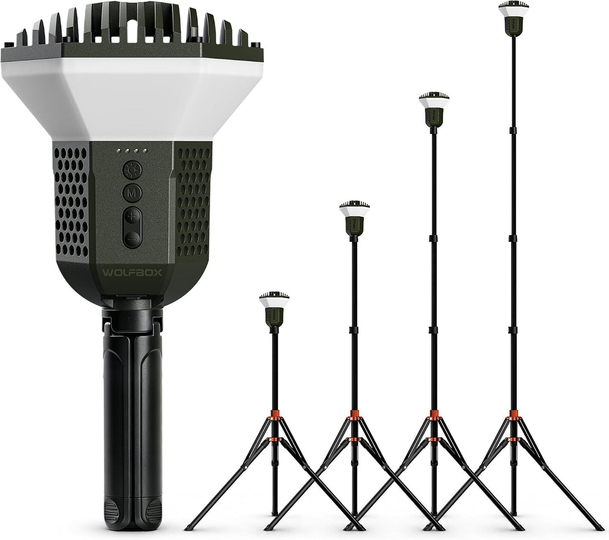 Rechargeable Camping Lantern 2000LM with Tripod & RGB Light Modes