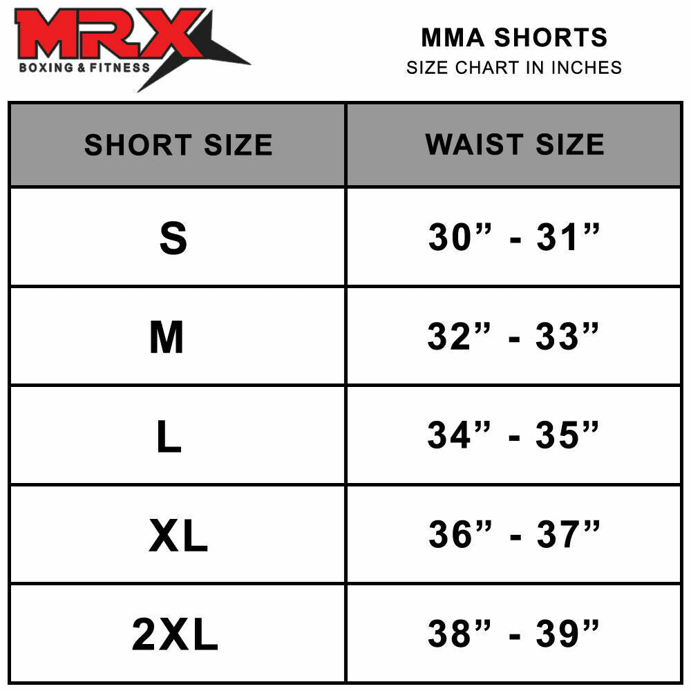 Mens MMA Fight Shorts Grappling Shorts Muay Thai Kick Boxing Cage Fighting