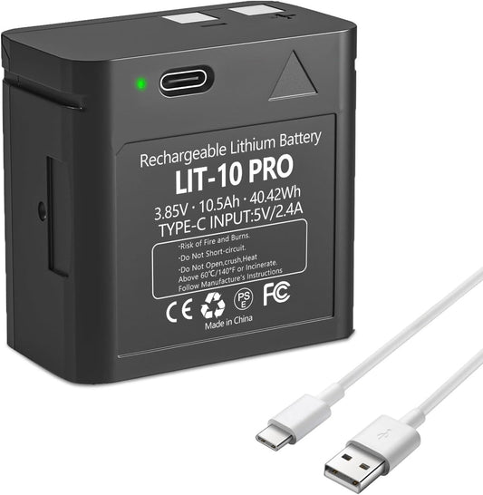 10500mAh Rechargeable Lithium Battery for Trail Cameras - Compatible with SPYPOINT