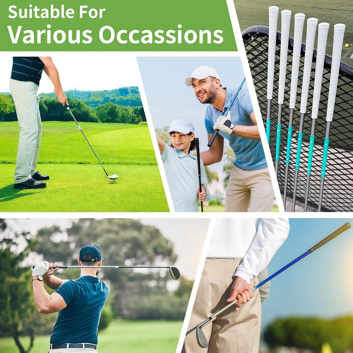 Golf Grip Tape Kit - 50 High-Quality Regripping Strips for Clubs