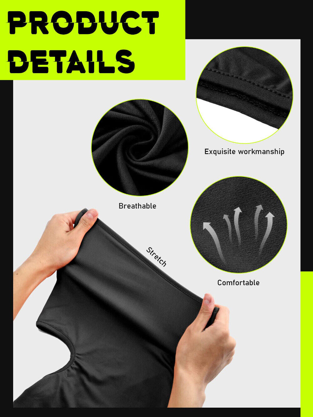 Full Face Ski Mask Balaclava UV Sun Protection Tactical Face Cover