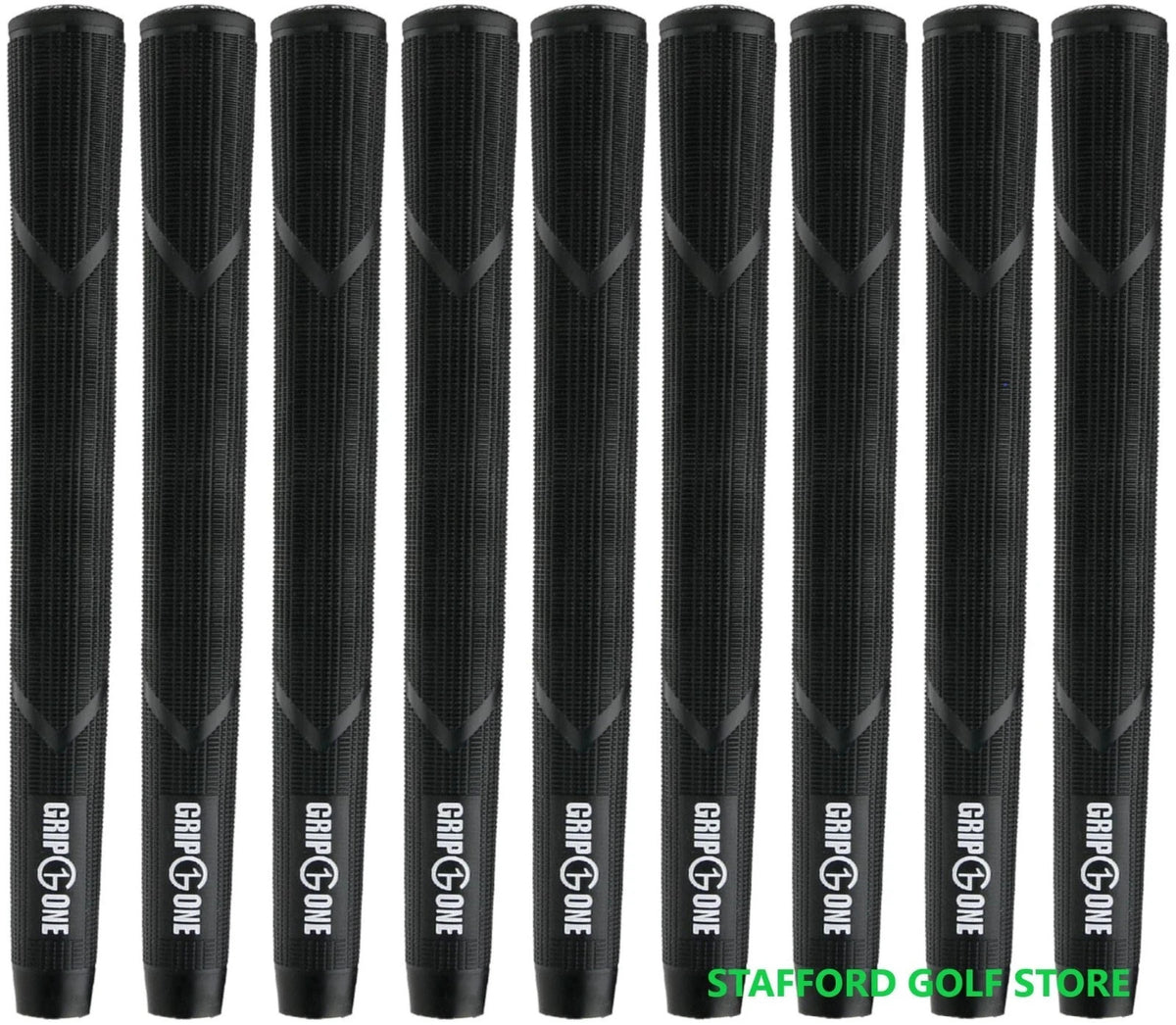 Oversize Golf Grip for Arthritis - Black, Set of 9, 3/64 Inch Core