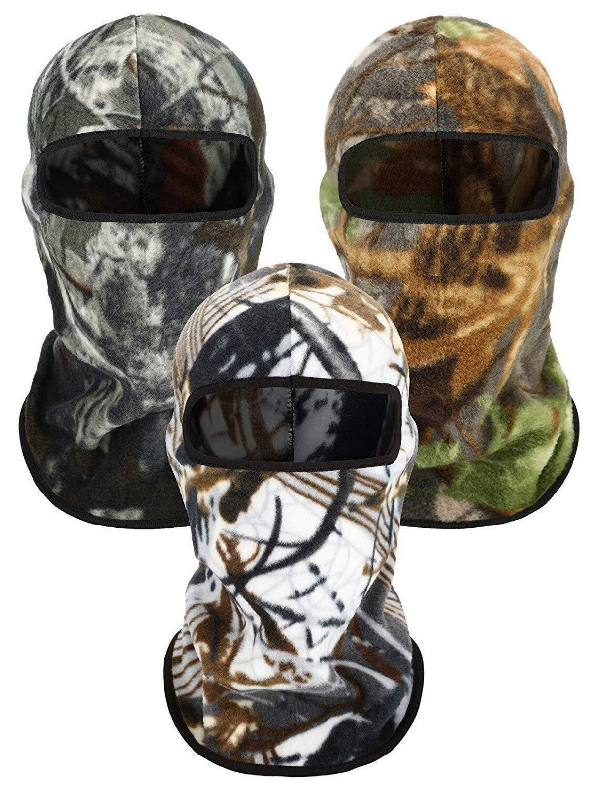 Winter Thermal Fleece Balaclava Neck Warmer Ski Mask - Windproof & Cold Protection