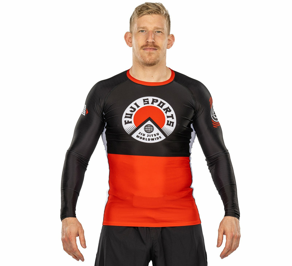 Heritage MMA Long Sleeve Rashguard Black for BJJ & Grappling