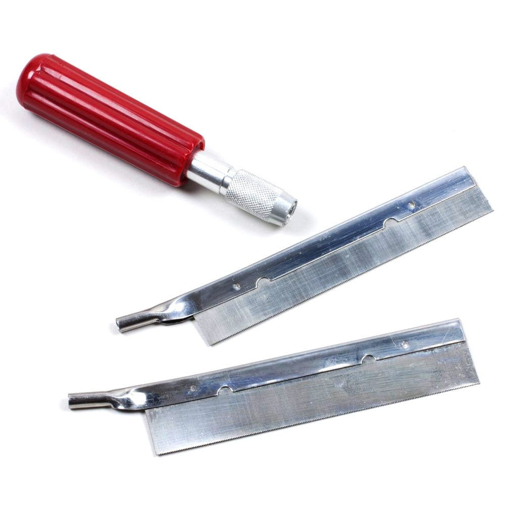 Precision Razor Saw Set for Hobby and Crafting - Includes Fine and Medium Blades