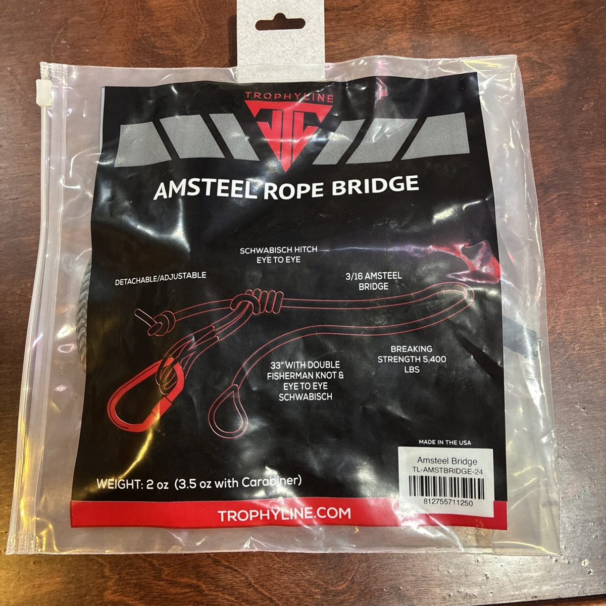 Trophyline Amsteel Rope Bridge - Outdoor Rope for Climbing & Structures