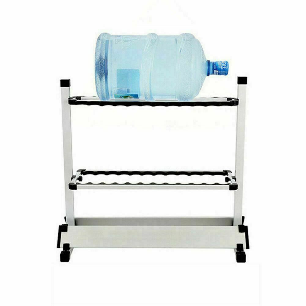 24 Rod Fishing Pole Holder Aluminum Alloy Stand Rack Storage Portable