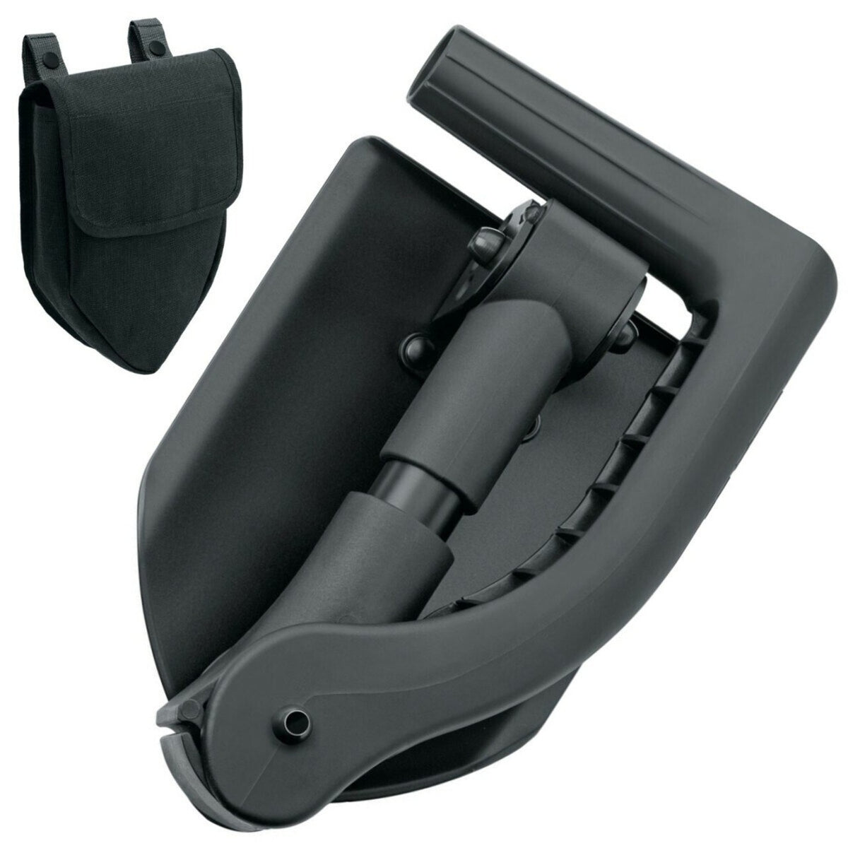 Folding Spade with Sheath - Collapsible Gardening & Camping Tool