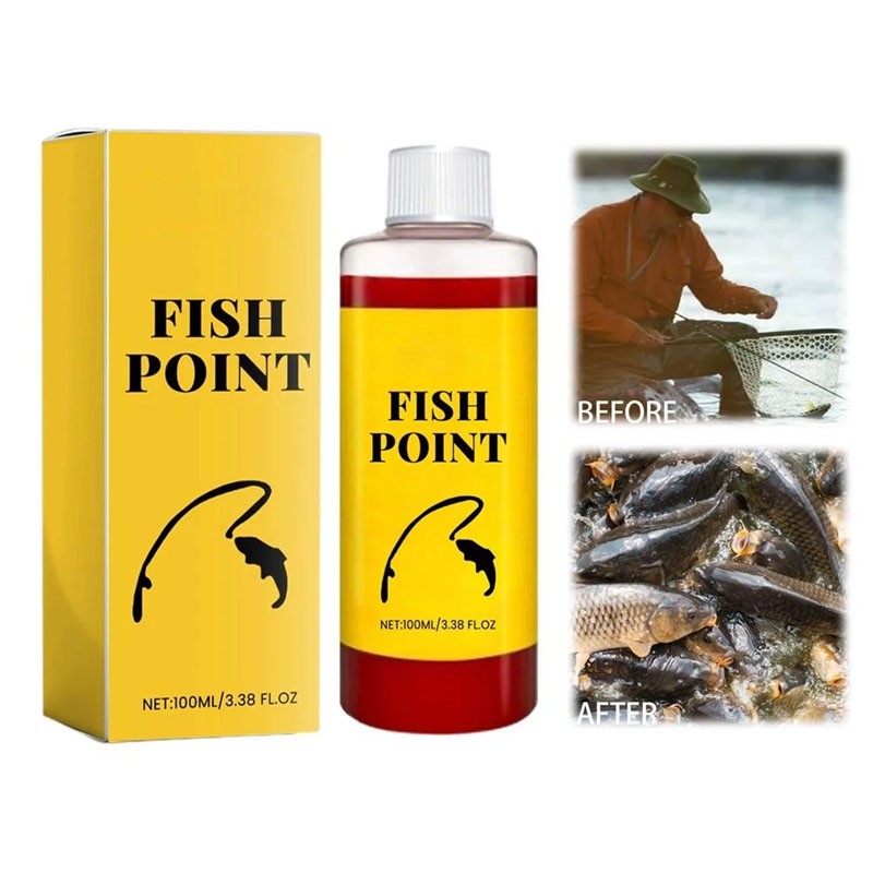 Concentrated Fish Attractant Liquid for Trout & Panfish - Red Worm Extract, 100ml