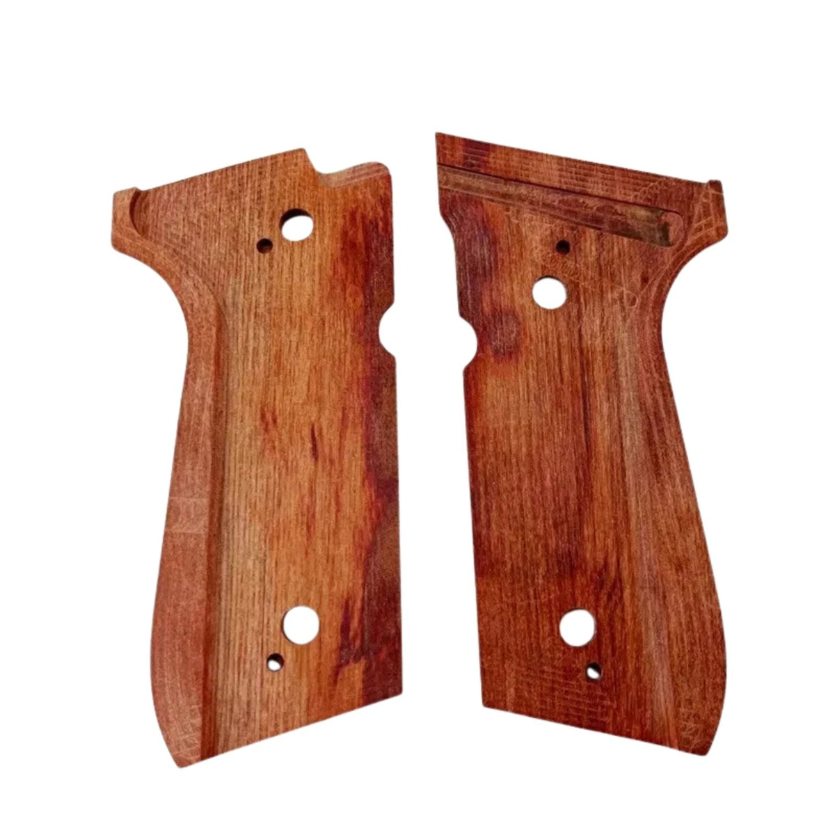 Beretta 92/96 Full Size Rosewood Checkered Pistol Grip Set with Screws