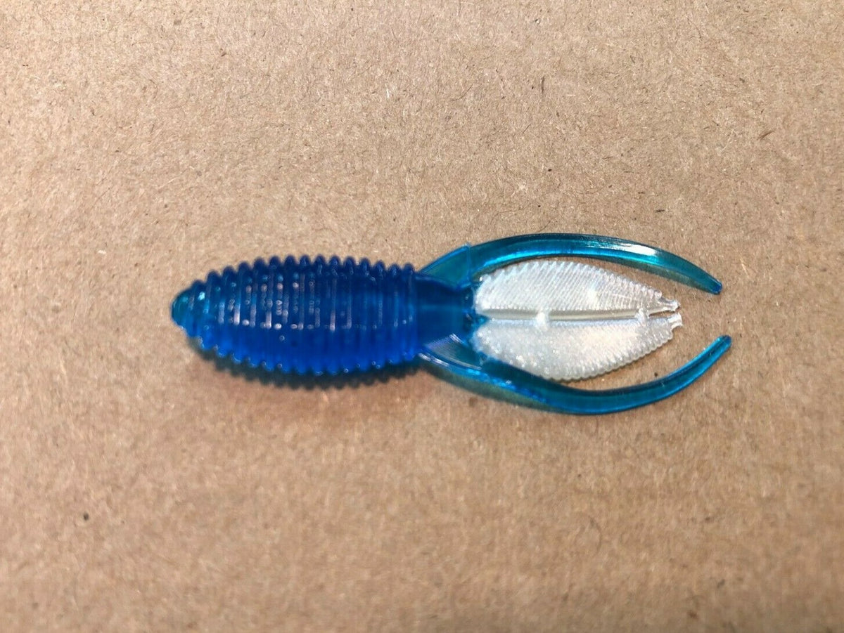 2-Inch Crappie Beaver Tail Soft Plastic Lures 100-Pack for Panfish Fishing