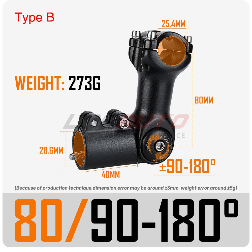 Adjustable MTB Mountain Road Bicycle Handlebar Riser - 25.4/31.8mm