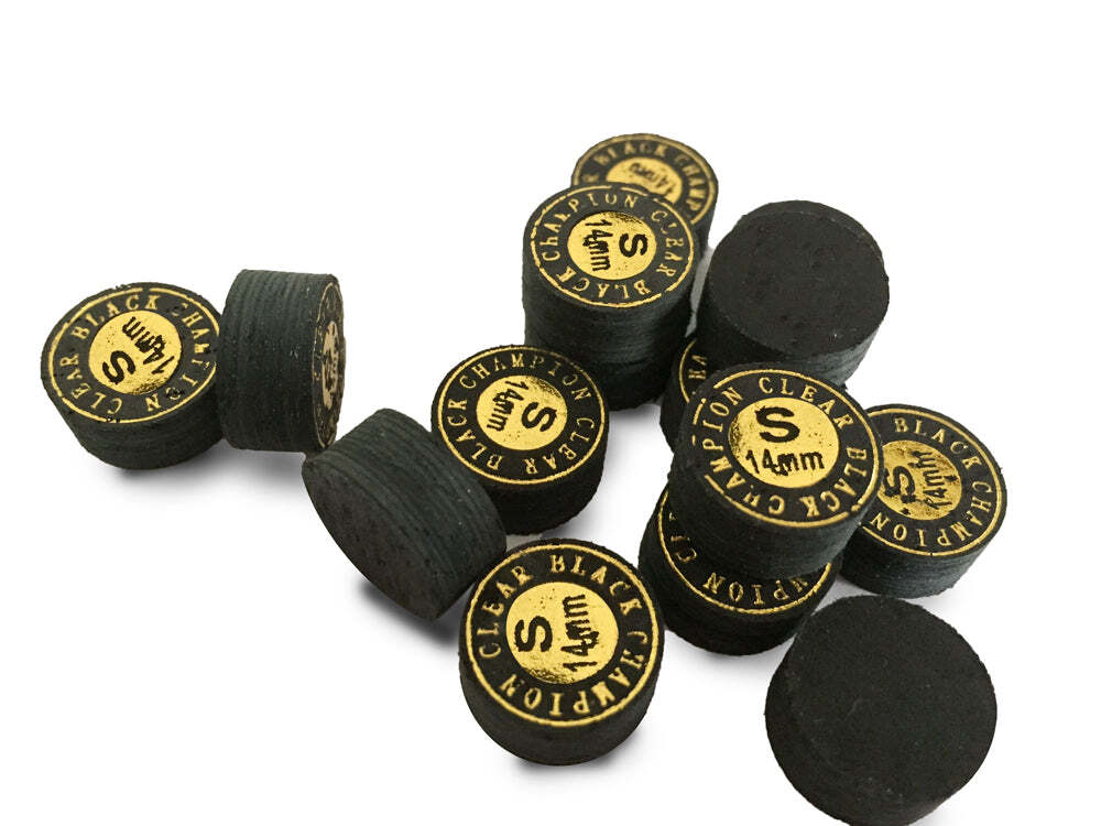 Cue Tip Set - 14mm Gator Soft/Soft-Med 6-Pack | Spin-Enhancing Leather Tips